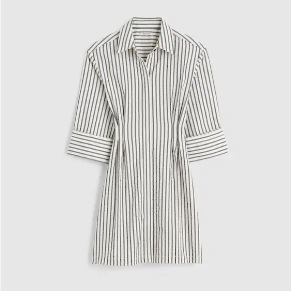 Madewell Tucked Mini Shirtdress